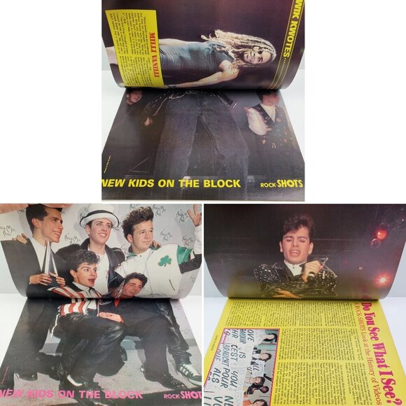 Creem Rock Shots Magazine New Kids on Block NKOTB Skid Row Bon Jovi July 1990 - Picture 5 of 12